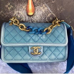 Channel sunset by the sea blue caviar mini